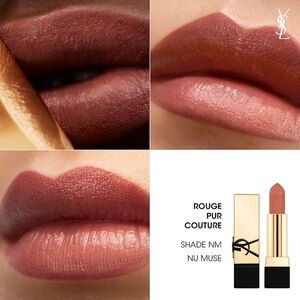 Yves Saint Laurent Rouge Pur Couture Caring Satin Lipstick w Ceramides NM 1.3gms